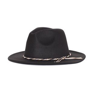 Brooklyn cloth black Brim hat